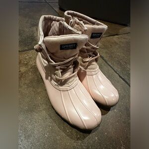 Sperry rain boots. Size 3